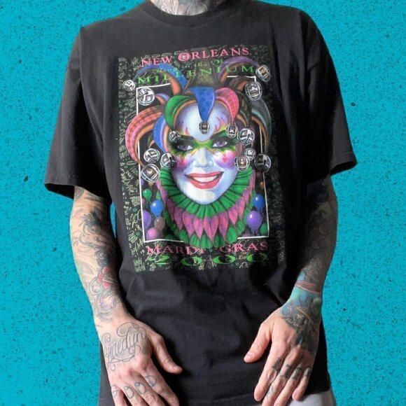 Fruit of the Loom Other - Vintage Mardi Gras tourist t shirt